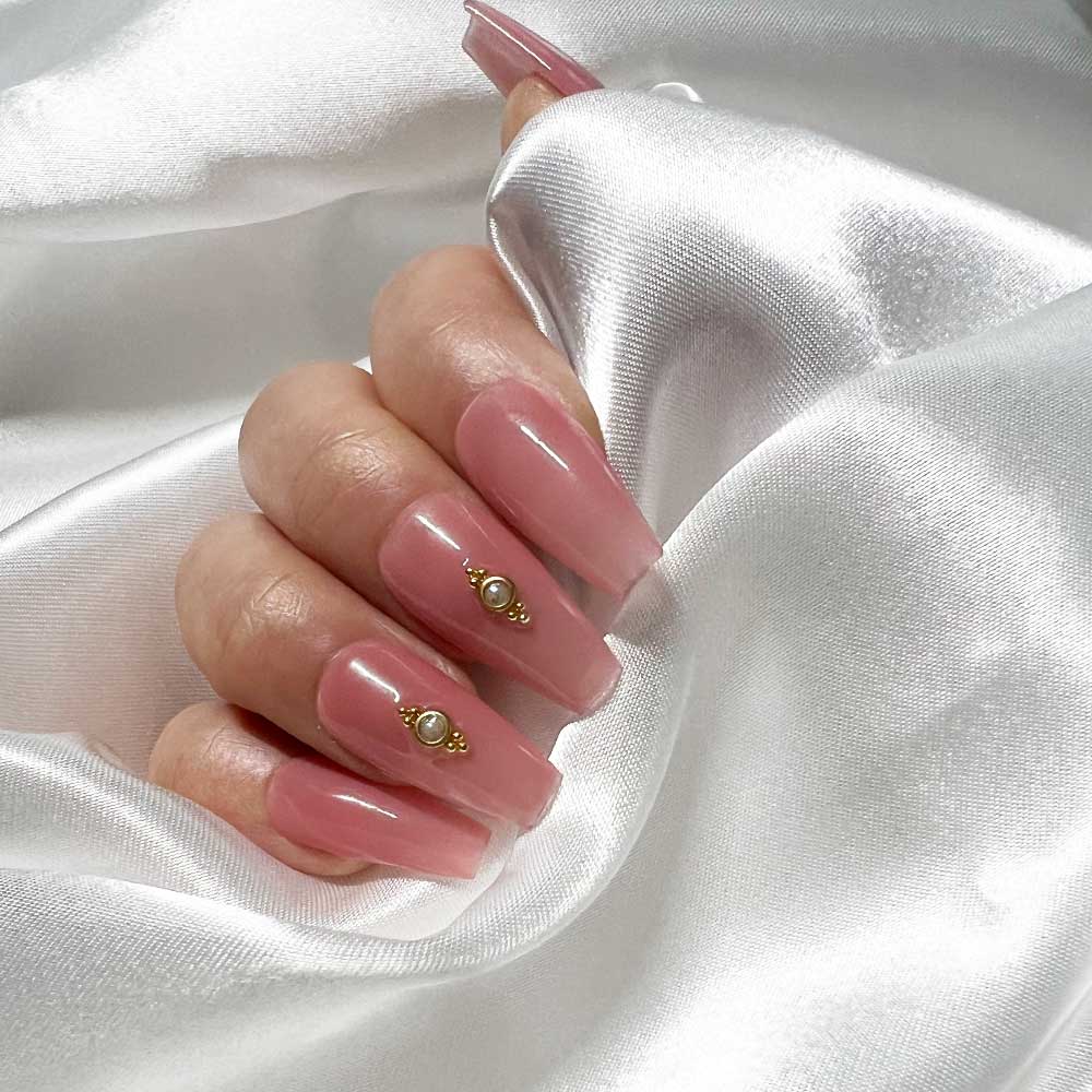 set de press on nails modèle Silk