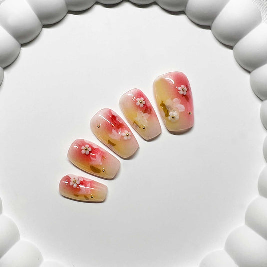 press-on nails réutilisables et personnalisables